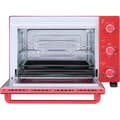 Miniatyrbillede 4 af 6: CONTINENTAL EDISON CEMF35R - 35L rød elektrisk miniovn - 1500W - Rotisserie, naturlig konvektion