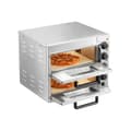 Miniatyrbillede 1 af 4: Elektrisk Pizzovn, Justerbar Temperaturkontrol, Alsidige Madlavningsmuligheder, Holdbart Rustfrit Stål
