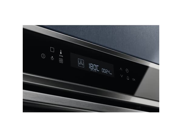 Electrolux EOB7S31X, Medium, Elektrisk ovn, 70 l, 3500 W, 70 l, Damp