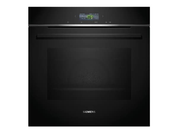 Siemens iQ700 HB772A1B1 - Ovn - innebygd - Wi-Fi - fordypning - bredde: 56 cm - dybde: 55 cm - høyde: 58.5 cm - med selvrens - Klasse A+ - svart Sort