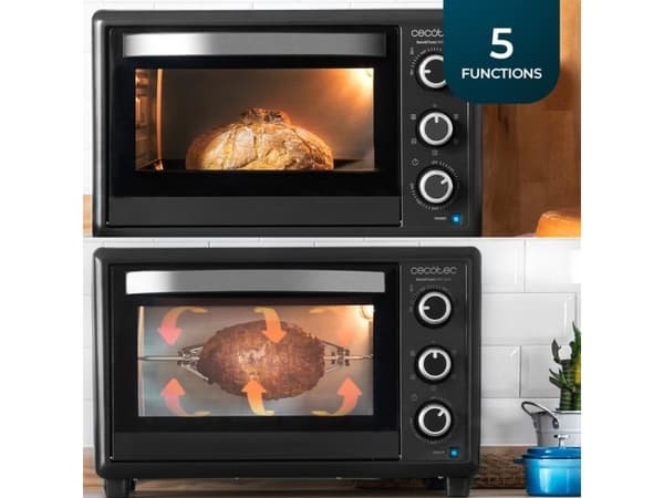 Cecotec Bake&Toast 3090 Svart Gyro 30 L 1500 W Grill