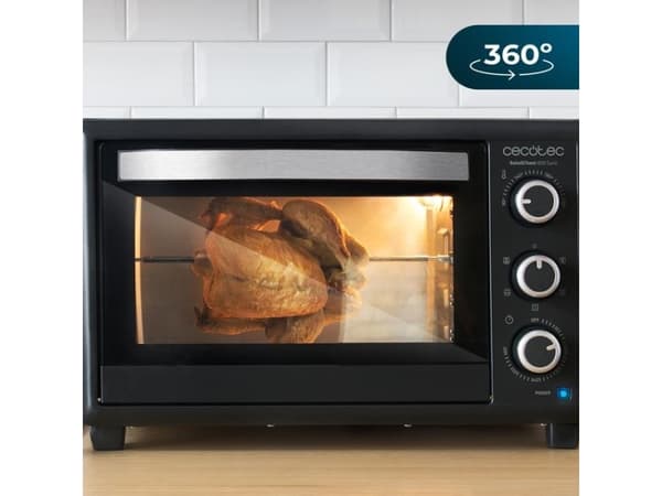 Cecotec Bake&Toast 3090 Svart Gyro 30 L 1500 W Grill