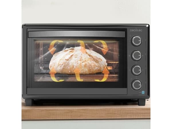 Cecotec Bake&Toast 4600 Black Gyro, 46 l, Sort, Frittstående, Rotasjon, 2000 W