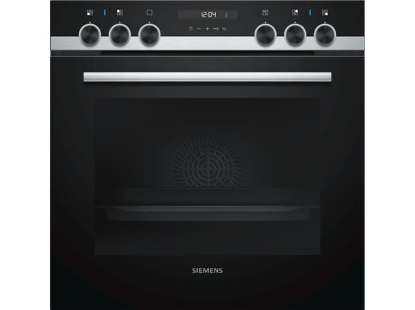 Siemens iQ500 HE517GBS3, Medium, Elektrisk ovn, 71 l, 71 l, 50 - 275 °C, 2700 W Sort, Rustfritt stål