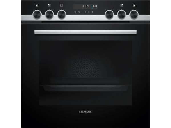 Siemens iQ500 HE578BBS4, Medium, Electric, 71 L, 71 L, 30 - 275 °C, Hydrolytic + Pyrolytic musta, Ruostumaton teräs