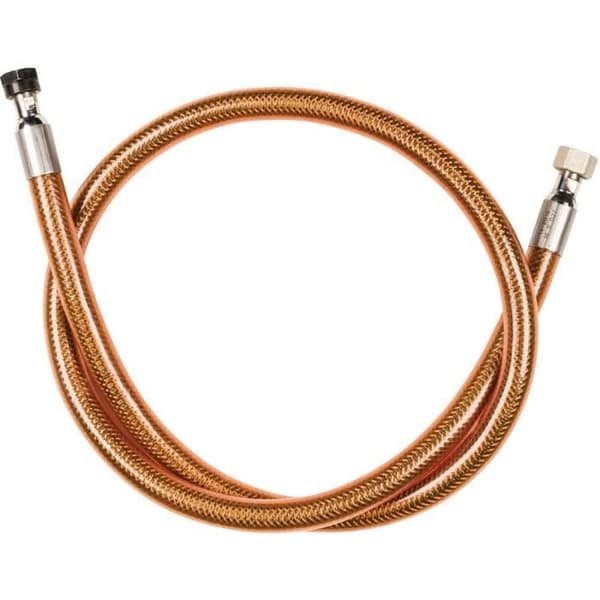WPRO TBE150 gasslang - Flexibel PVC-mantel i rostfritt stål - 1,5m