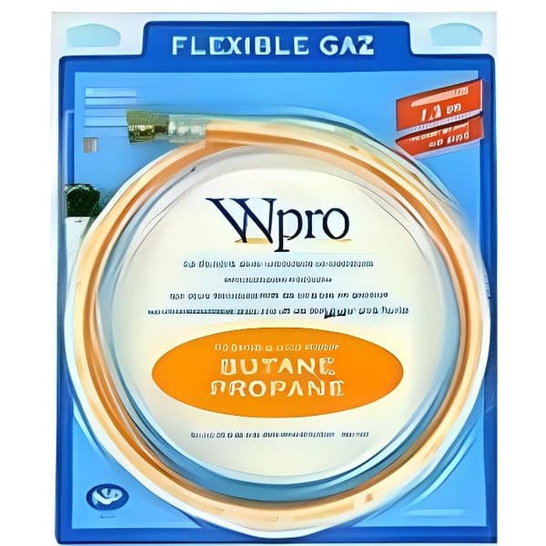 WPRO gummigasslang - Butan/Propan - 1,5m - Livslängd 10 år
