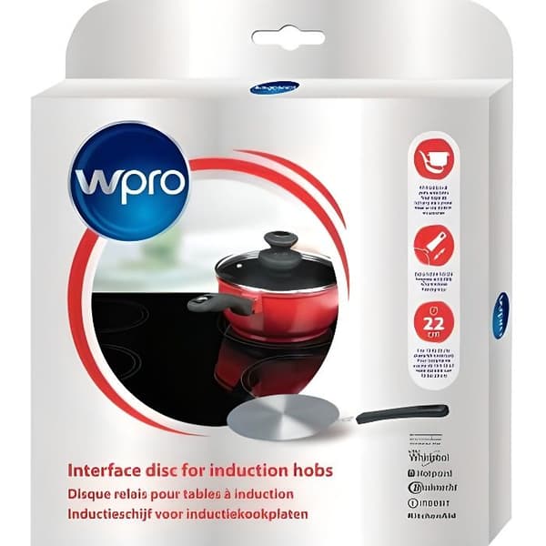 Reläskiva för induktionshäll - WPRO - IDI104 - Diameter 22 cm - Järn
