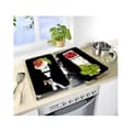 Miniatyrbild 2 av 5: Skyddsplatta för spis - WENKO - Caprese - Härdat glas - 2-pack - 30x52 cm