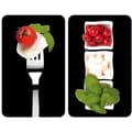 Miniatyrbild 1 av 5: Skyddsplatta för spis - WENKO - Caprese - Härdat glas - 2-pack - 30x52 cm
