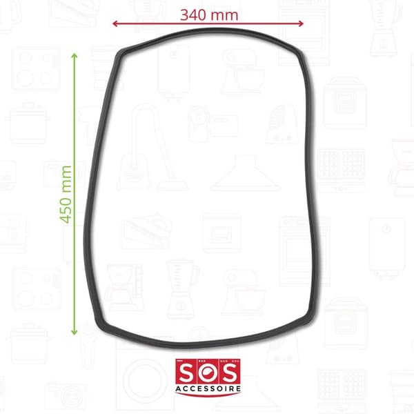 Dörrpackning 4 krokar 49 x 36 CM - BOSCH - Ugn, Spis - energitäthet