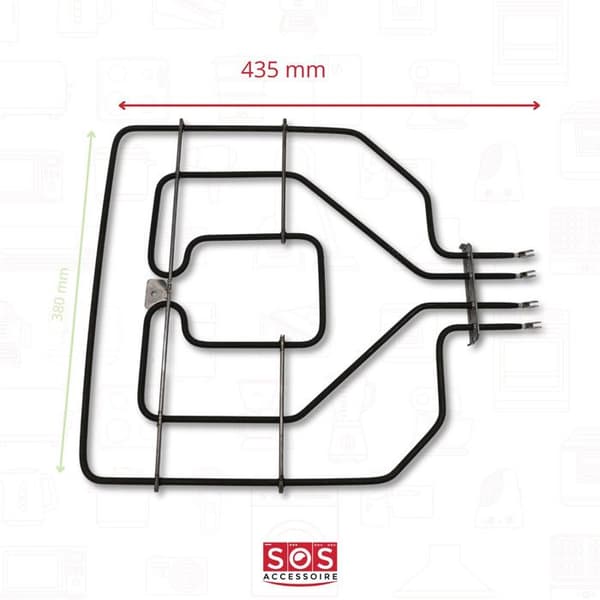 Toppmotstånd för ugn BOSCH B/S/H 6982875 - * 00471369 HBN532E005 471369 HBN532E0/05 (BOSCH - BVMParts