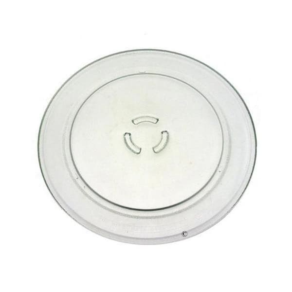 Glasplåt till WHIRLPOOL mikrovågsugn - Diameter 32,5 cm - Vit