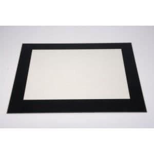 Nedre glas till Whirlpool AKZM752WH och AKZM792IX ugn - 493x435 mm