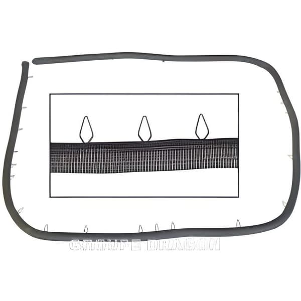 Ugnspackning för Electrolux AOC68440X FE6426NG ugn - Originaltillverkade del