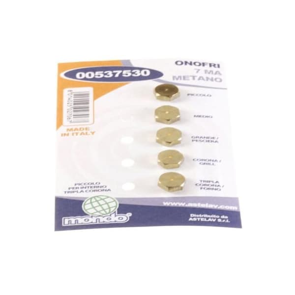 SPIS INJEKTOR BRÄNNARE OLIKA VARUMÄRKEN F657155 NATURGAS INJEKTOR PÅSE Ø 7 MM