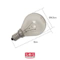 Miniatyrbild 2 av 3: Ugnsljus - BOSCH - 3853999 - 40 W - 230/240 V - Livslängd 1000 timmar