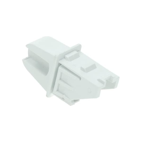 Fixering för vänster lockgångjärn - BOSCH - 00614468 - Kompatibel med flera modeller - Vit