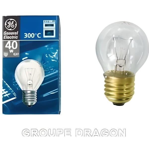 40W glödlampa för FAURE ugn - Modell CFC500R - Original tillverkardel