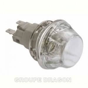 WHIRLPOOL ugnstillbehörssats - Dörrmontering + sockel + 25W lampa - Originaltillverkade del