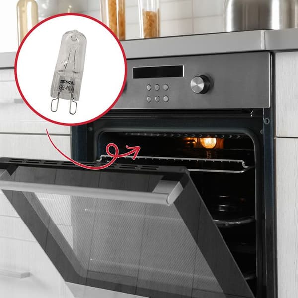 40W halogenlampa för Whirlpool AKZM 770/NB spis - Originaltillverkade del