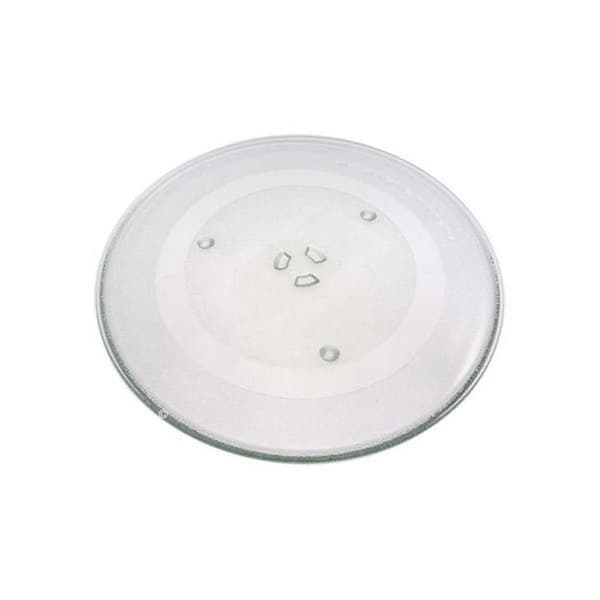 Glass roterande tallrik - SOS Accessoire - 36cm - Kompatibel med flera märken - Vit