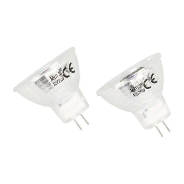 HUVLAMPA 133.0016.871 KIT 2 HALOGEN 12V 20W MR11 30Ø REF 402