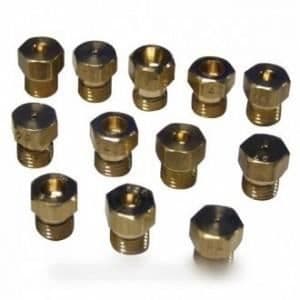 Kit för gasbrännare butan + naturgas för spis Indesit - PI640A - PI640IX - 03338700001 - 33870