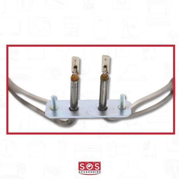 RESISTANS VENTILEE 230V 2500W Ø19CM 8767690 - * DCM10121X1 - DCM10121X DCM1089X1 - DCM1089X DCM510 - BVMPièces