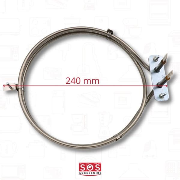 RESISTANS VENTILEE 230V 2500W Ø19CM 8767690 - * DCM10121X1 - DCM10121X DCM1089X1 - DCM1089X DCM510 - BVMPièces