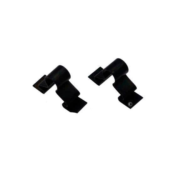Set med 2 glasklämmor för ARISTON HOTPOINT, ASKO, ATAG, BLANCO ugn,