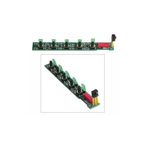 Styrkort till Roblin D913135 huva - Svart fram