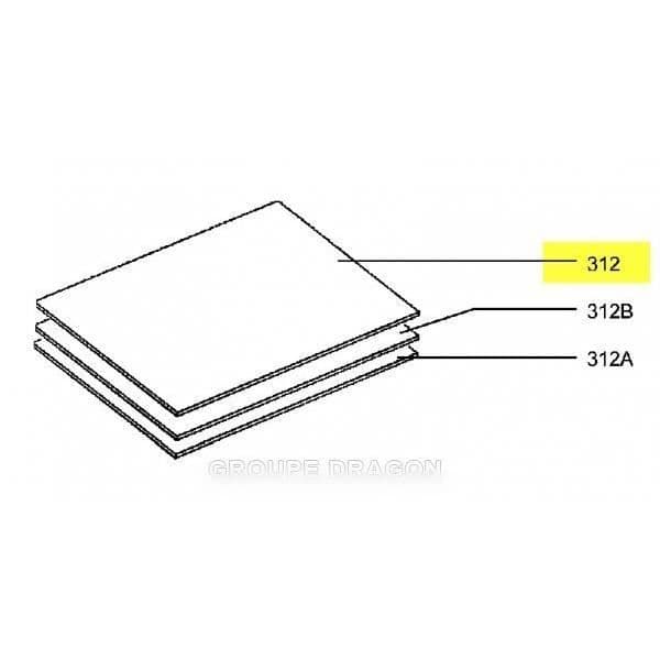 INTERIÖR UGNSGLAS A.E.G 3301525014