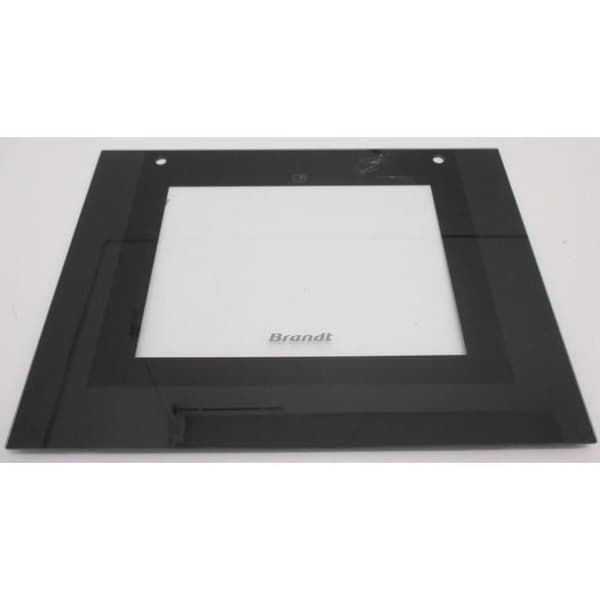 Ytterdörrsglas till BRANDT 72X8225 ugn - Vit - Handtag