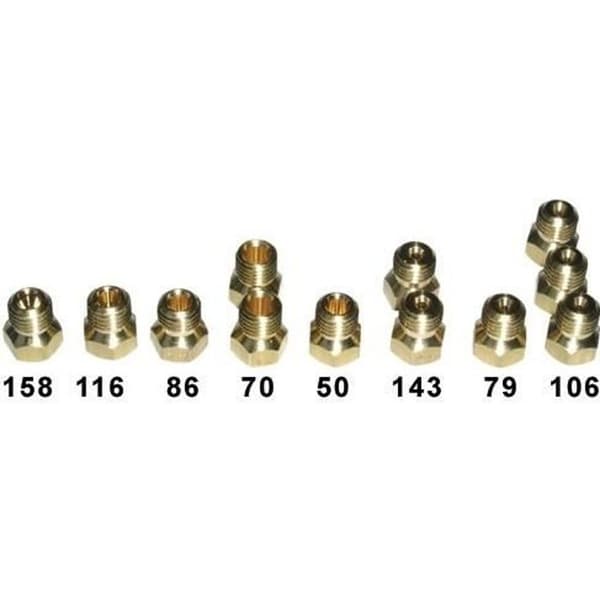 Butangasinjektor för BRANDT KMP1015E1 KMP1015E 70X2579 STG926(SAUTER) spis