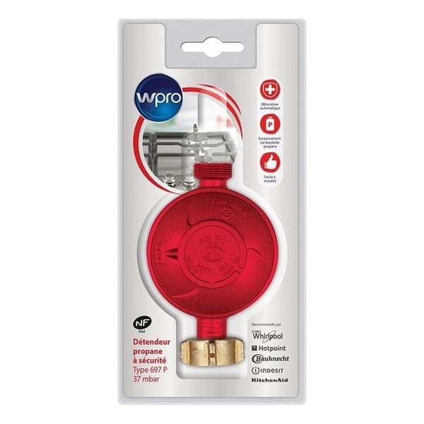 WPRO DPB037 propangasregulator med överflödessäkerhet