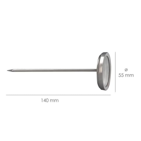 Termometro Analogico Para Cocina, Con Sonda. Idealisk Hornos, Carnes, Asados, etc. Med temperaturindikator