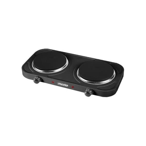 Elspis med två brännare - MESKO - MS 6509 - Effekt 2000W - Kompakt och bärbar