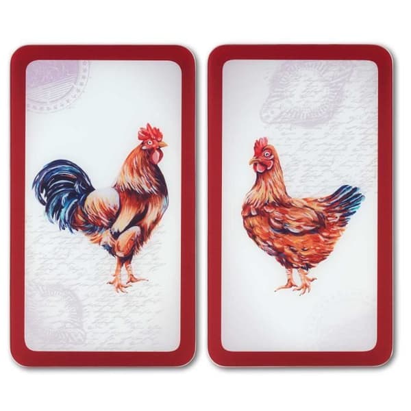 Skyddsplattor - WENKO - Fast - Härdat glas - 30x52 cm - Flerfärgad