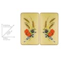 Miniatyrbild 4 av 4: Hällskydd - WENKO - Blåklint - Härdat glas - Set om 2 - 30x52 cm