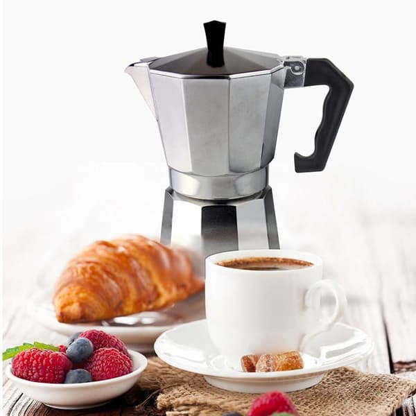 Grunwerg reservdelar för matlagning - ECM-09 - Cafe Ole Italiensk kaffebryggare i aluminium, 9 koppar (360 ml), 360 ml