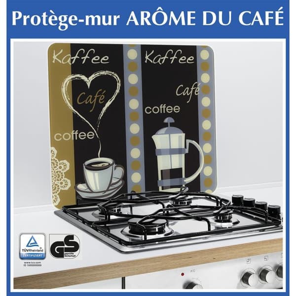 Wenko - 2 mångsidiga bordsunderlägg Arome du café - 56 x 50 cm - Flerfärgad