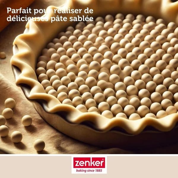 Baketärningar för mördeg, 600 gram burk Zenker Smart Pastry