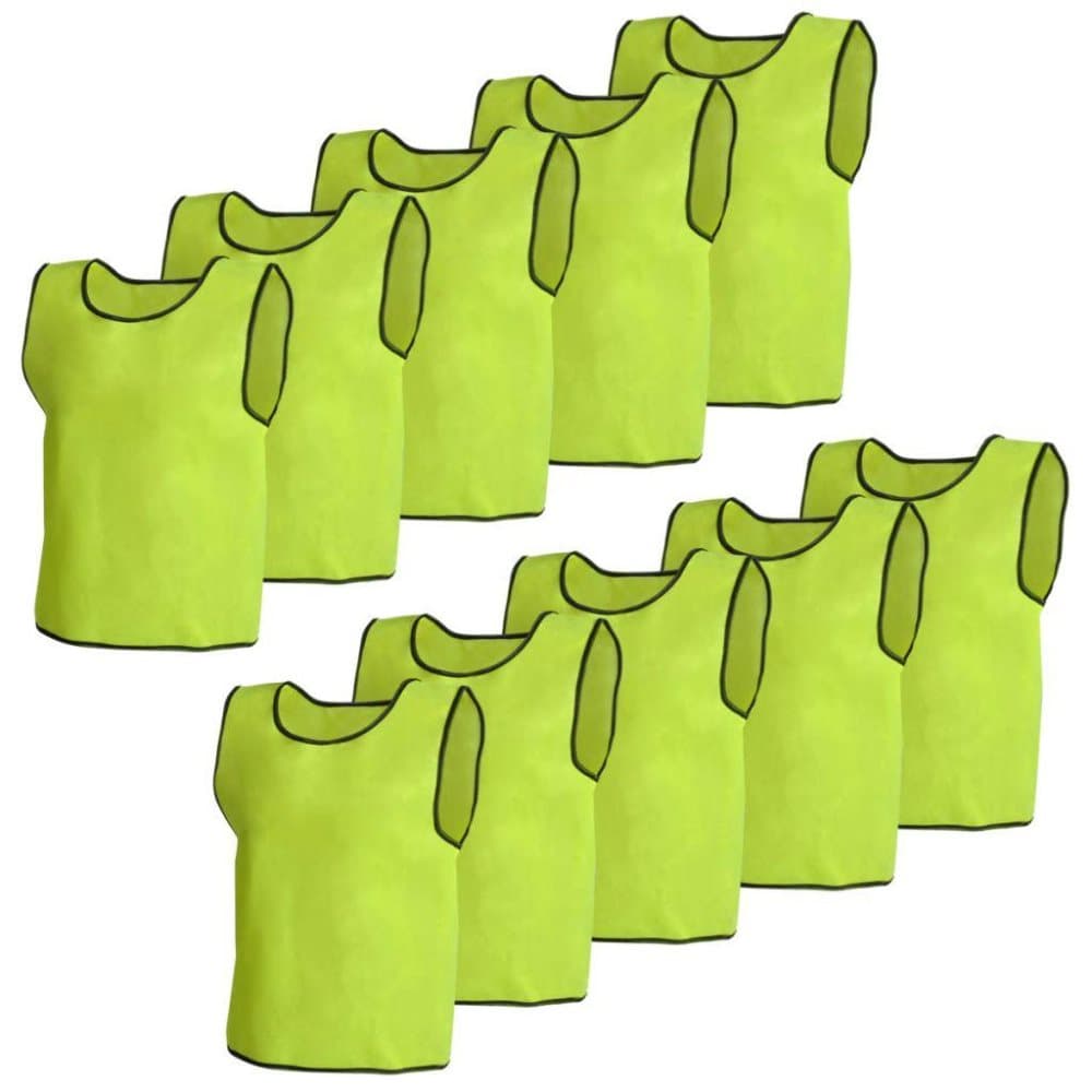 vidaXL 10stk Gul Sport Bib Senior