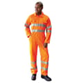 Pikkukuva 3 / 3: Yoko Hi-Vis Polycotton Coverall / Mens Workwear (Pack of 2)