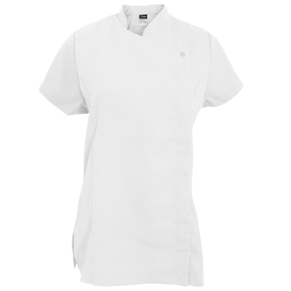 Dennys Womens/Ladies Asymmetric Zip Fastening Beauty Tunic White 8