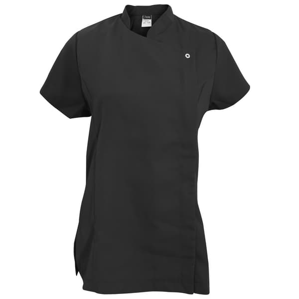Dennys Womens/Ladies Asymmetric Zip Fastening Beauty Tunic Black 12
