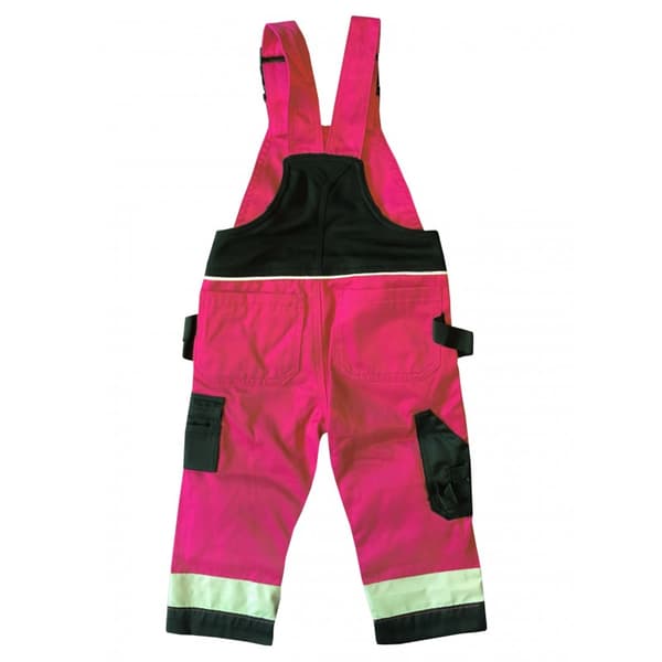 Hängselbyxa med Loxy-reflex Rosa