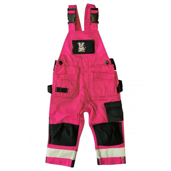 Hängselbyxa med Loxy-reflex Rosa