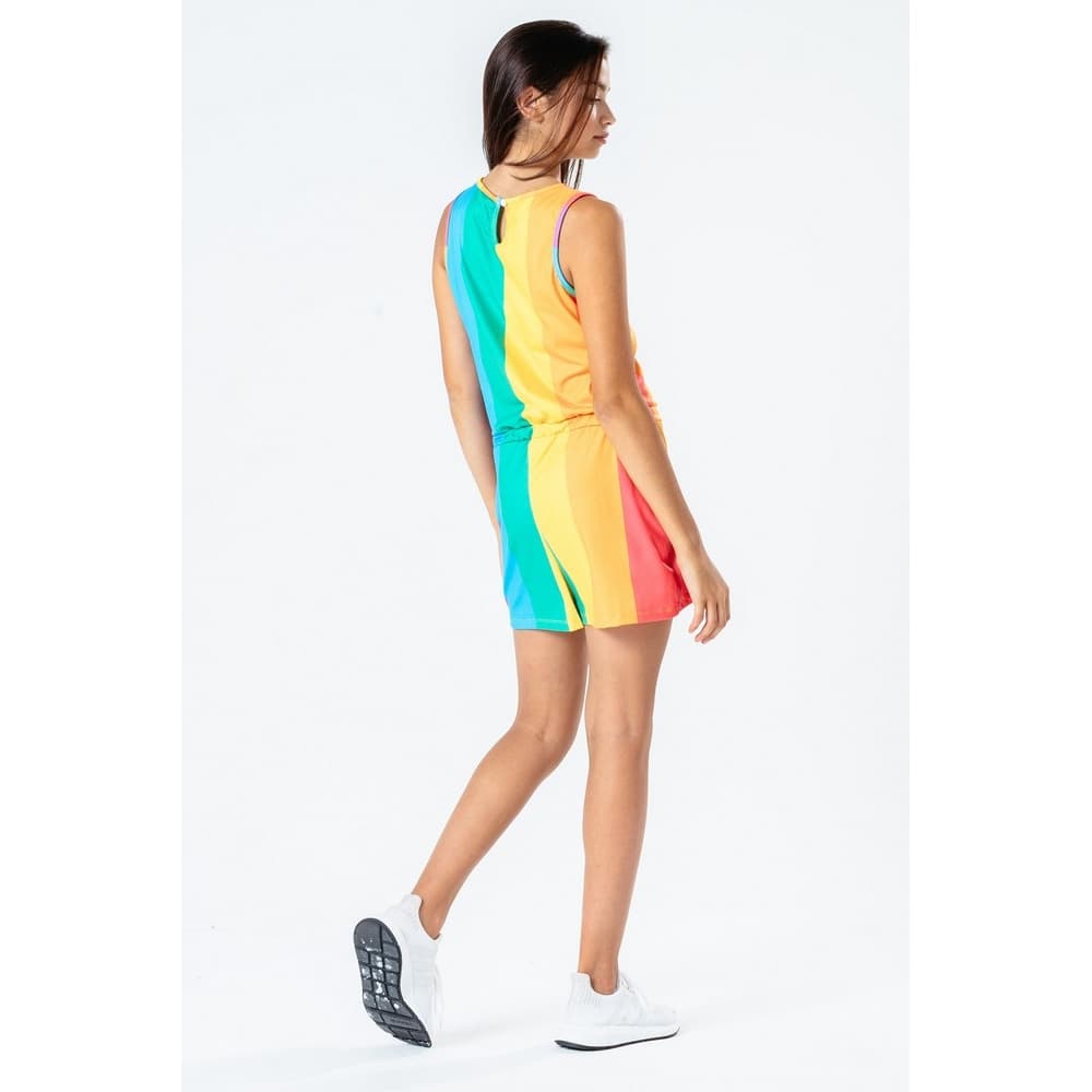 Hype Flickor Rainbow Striped Playsuit
